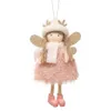 D￩corations de No￫l Elk Angel Doll mignon Tissu suspendu en peluche fille pendentif festival de chute d￩coration Giftchristmas