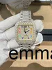 Hip Hop 22k Gold Micro Cz Stainls Steel Wrist Men039s Luxury Watch LNN581196629