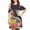 Vestidos de moda feminina fora do ombro maxi e camisas masculinas casal boho floral palmeira estampas roupas femininas 4xl dropship 220627