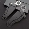 High Quality Fixed Blade Tactical Knife D2 Double Action Stone Wash Blade Full Tang Steel Handle Knives With Kydex