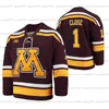 C2604 A3740 2021 B1G Turniej Mistrzów Jersey Minnesota Gophers Custom Mason Nevots Scott Reedy Sammy Walker Nathan Burke Ryan Johnson Ben Meyers