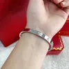 Brand Luxury 18K Gold Men Bracelet Fashion Couple Cuff Designer Bracelet for Women High Quality 316L Stainless Steel Bracelet Jewe298K