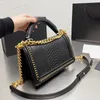 can classic Designer Bags Ladies Shoulder Bag Fashion all-match thick chain Designers Crossbody Bags Stone pattern purses handbags Cross body wallet