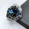 Watchbr-U1 42mm Relógio automático masculino luminoso à prova d'água com pulseira de aço inoxidável 001