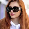 Óculos de Sol Moda Moderna Feminina Estilo Quadrado Oversize Vintage Unissex Ins Cool Brand Design Oculos De Sol Óculos de Sol