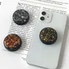 Glitter misturado glitter titular titular aderente suporte para smartphone móvel expansão detentores de dedo aperto em estoque