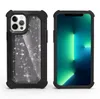 Броня Quicksand и робот -защитники для iPhone 13 12 11pro Max XS XR 8 7 6S плюс ударный акриловый шил Bling Cash