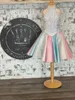 Cupcakes Unicorns Girl Pageant Dress 2022 Little Girls Cocktail Rising Star Interview Introduction sur scène Robes de soirée formelles pour enfants Ados Préadolescents Toddler