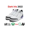 2023 WMNS Noir Or 3 Chaussures De Basketball Hommes Femmes Napolitain Feu Rouge Mousseline Désert Éléphant Court Violet Cardinal Racer Bleu Georgetown Avec Boîte