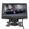 Night Vision Camera 7 Inch TFT LCD Color 2 Video Input Auto Achteraanzicht Hoofdsteun Monitor 420 TV-lijnen 170 graden Lens