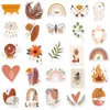 50PCS waterproof Skateboard Stickers BOHO leaf For Car Baby Scrapbooking Pencil Case Diary Phone Laptop Planner Decoration Book Album Kids Toys DIY Decals