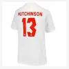 Camisa de futebol da Seleção Canadense 22-23 Copa do Mundo 13 HUTCHINSON 17 LARIN 19 DAVIES 20 DAVID 9 CAVALLINI 14 KAYE 10 HOILETT 11 BUCHANAN Camisas de Futebol Vermelho Branco