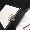 Leopard Head Ring Mens Designer Diamonds Pierścienia Biżuteria do kobiet unisex lion tygrys złota para mody g pierścienia zaręczynowy 2205074d