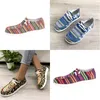 Dude Skor Dam Bekväm Flat Slip On Mujer Zapatillas Summer Vulcanize Canvas Sneakers Mocassin Female 220722