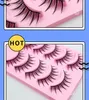 5 Pairs Women Natural Japanese Serious Makeup Fake Eyelashes Long Thick Eye Lash Extension Cosplay False Eyelashes