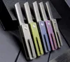 1Pcs High End Pocket Foding Knife S35VN Stone Wash Tanto Point Blade TC4 Titanium Alloy Handle EDC Knives 5 Colors