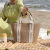 Sydkorea Beach Straw Woven Bag Women's Seaside Picnic Holiday Summer New Hand Woven Rattan Woven Tote Bag Single Shoulder 220614