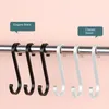 Hooks Rails Aluminiumlegiers Form Haken Heavy Duty Bugers Küchengeländer Verschlusshalter für hängende Kleidung Pflanzen Töpfe Pfannen Handtuchhochs