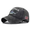 Fashion Explosion Models Denim Tvättade Baseball Cap Moto Hip Hop Hat Casual Caps 06