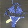Baddräkter för kvinnor i blandad stil med hela brevtryckt Sexiga Bikinis Sommarsemester Strandbaddräkter Baddräkter i ett stycke