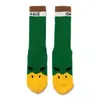 green tube socks