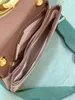 699210 Blondie Mediun Shoulder Bags Circular Interlocking Double Letters With 2 Straps Women Fashion Leather Bag Crossbody Purse