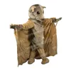 Halloween Brown Bat Fursuit Mascote Traje de alta qualidade Caracteres de desenhos animados Suites unissex adultos roupas de natal vestido de fantasia de carnaval de Natal