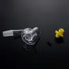 Blender Spin Quartz Banger Raucherzubehör Nägel mit bunter Enten-Vergaserkappe Bunte Bangers mit abgeschrägten Kanten Glasrubinperlen für Öl-Dab-Rig BSQB01