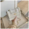 Sweet Lady Flap Square Bag 2019 Summer New High Quality Pearl Pérola Bola Feminina Cadeia Messenger Messenger Bag1251R