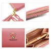 Wallets Short Women Mini Cute Coin Pocket Card Holder Name Engraved Female Purse Fashion Kpop Small Wallet For GirlsWallets