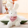 Cute Clothes Rabbit Plush Toy Scarf Rabbit Doll Wedding Throwing Gift