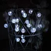 Autres fournitures de fête festive LED boule à bulles extérieure étanche lumière solaire boules de ficelle lanterne noël jardin décoration guirlandes lumineuses