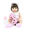 Lifelike 48 cm 풀 실리콘 소프트 바디 소녀 소년 Reborn 아기 인형 장난감 살아있는 19 인치 공주 생일 선물 패션 선물 220713