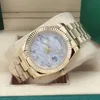 Модные мужские автоматические механические часы 41 мм Montre Week Date женские наручные часы высокого качества дизайнерские