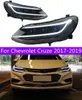 Налобный фонарь для Cruze 20 17-20 19, светодиодные линзы, передние фары, стример, динамический индикатор поворота, запуск дневных ходовых фар