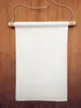 Doe -het -zelf feestdecor muur hangen blanco aangepaste canvas vlag banner 220616