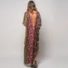 Abiti casual Mumu Dress Boho Backless Profondo scollo a V Sexy Maxi Kaftan da donna Hawii Holiday Beach Cover Up Luxe Dubai Caftan Robe