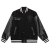 Hip Hop Übergroße Streetwear Baseball Jacke Brief Kreuz Hand Stickerei Gothic Vintage Mäntel 2022 Harajuku Varsity Jacken T220728