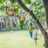 Dekorative Objekte Figuren Simulation Harz Papagei Vogel Skulptur Dekoration Innenhof Garten Lin Anhänger