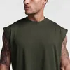 Summer Mesh Muscle Vest Men Quick Dry Gym Clothing Fitness Tank Topps Bodybuilding ärmlös skjorta Mens Sports Stringer Jerseys 220621