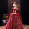 Payetli Dantel Küçük Çocuklar Çiçek Kız Elbise Prenses Jewel Boyun Tül Aplike Kabarık Çiçek Örgün Giyer Parti Communion Pageant elbise