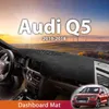 ل Q5 8R 2010-2018 Automobile Dash Mat Dashboard Pad Pad Carpet Anti-AV مضادة للانزلاق ، سجاد حصيرة السجاد 2011 2012 H2204252132730