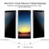 Protetor de tela de privacidade curvo 3D vidro temperado anti-espião para Samsung S22 S21 S20 S10 S9 S8 Nota 20 10 9 8 Ultra Plus com caixa de varejo