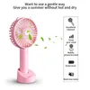 Party Favor Portable Fan Outdoor Mini Creative Desktop Office Mute ładowanie przenośne fani za materiały podróży na świeżym powietrzu