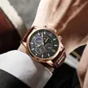 Lige Men 's Watches 최고 브랜드 럭셔리 남성 손목 시계 가죽 쿼츠 시계 스포츠 방수 남성 시계 relogio masculinobox 220602