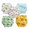 Baby Diapers Reusable Nappies Cloth Diaper Washable Infants Children Baby Cotton Training Pants Panties Nappy 220720