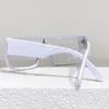 Designer zonnebril Z1319U Fashion Classic Men Sunglasses één stuk lens met kristaldecoratie zomer buitenaandrijving heren glasglas UV400 anti-uv400 riem