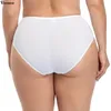 Beauwear 7XL Plus Size Underwear para Mulheres Calcinhas de Laço Floral Sexy Cor Sólida Briefs Ultra Fino Macio Conforto Cúrbios 220422