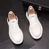 Designer de mariage des chaussures de fête de robe de haute qualité mode blanche légère respirante à lacet-up sneaker décontracté printemps automne roun 79fc