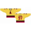 Chen37 C26 Nik1 Personalizzato 1981 82-2002 OHL Uomo Donna Bambini Bianco Nero Rosso Giallo Stiched Belleville Bulls s 2010 11-2014 Maglia Ontario Hockey League